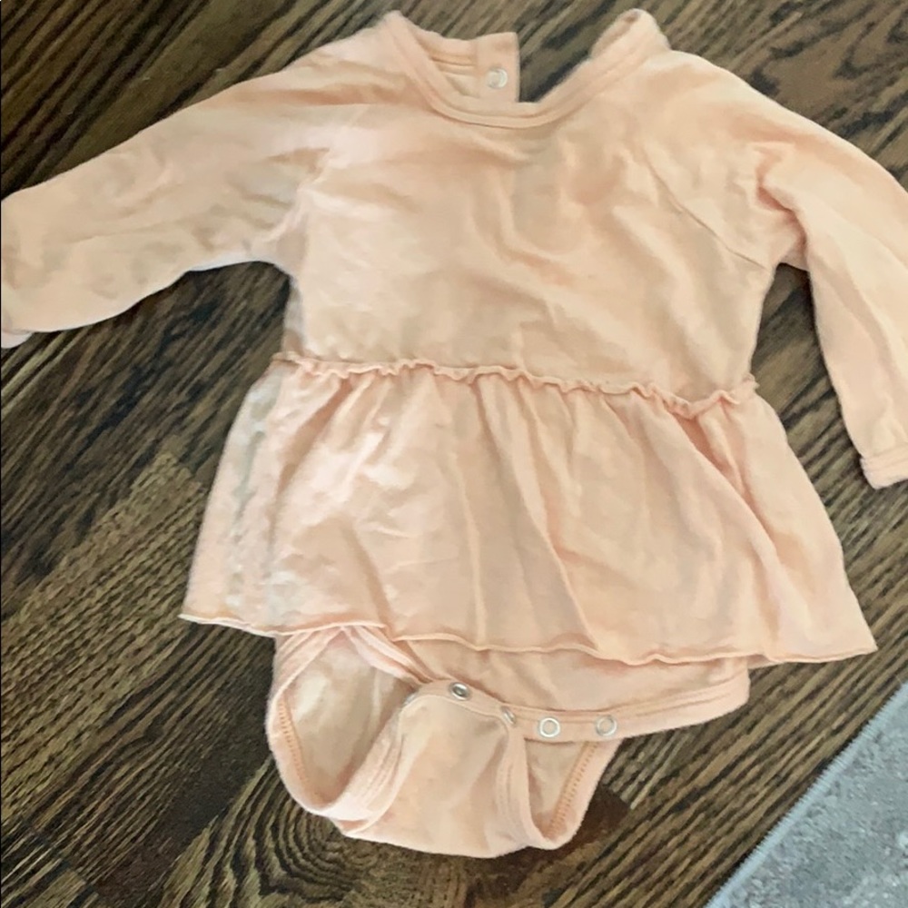 Spearmint love soft bamboo skirted onsie